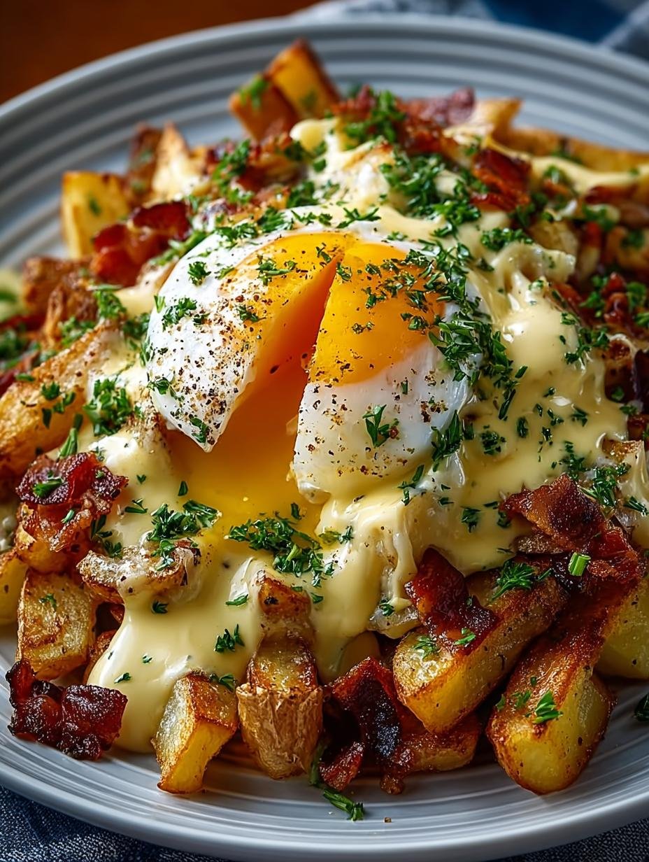 Breakfast Poutine with Hollandaise: 5 Comforting Layers - Breakfast Poutine with Hollandaise - main visual representation