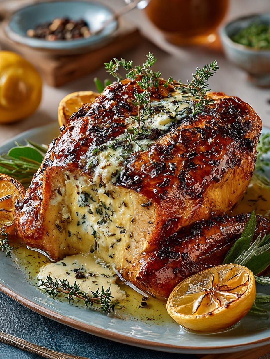 Burnt Lemon Thyme Butter: Elevate Your Turkey Crown - Burnt Lemon Thyme Butter - additional detail
