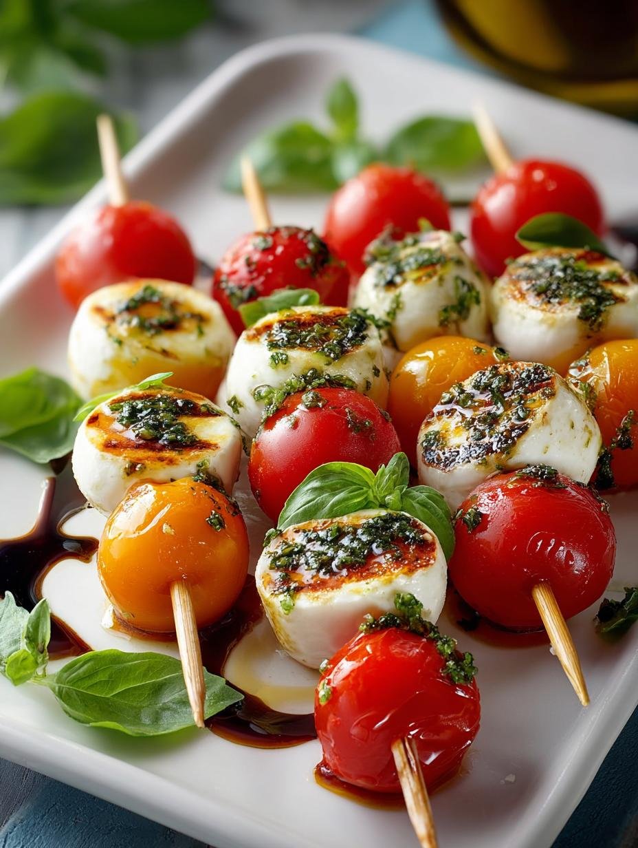 Delicious Caprese Skewers: 12 Easy Steps to Try - Caprese Skewers - additional detail