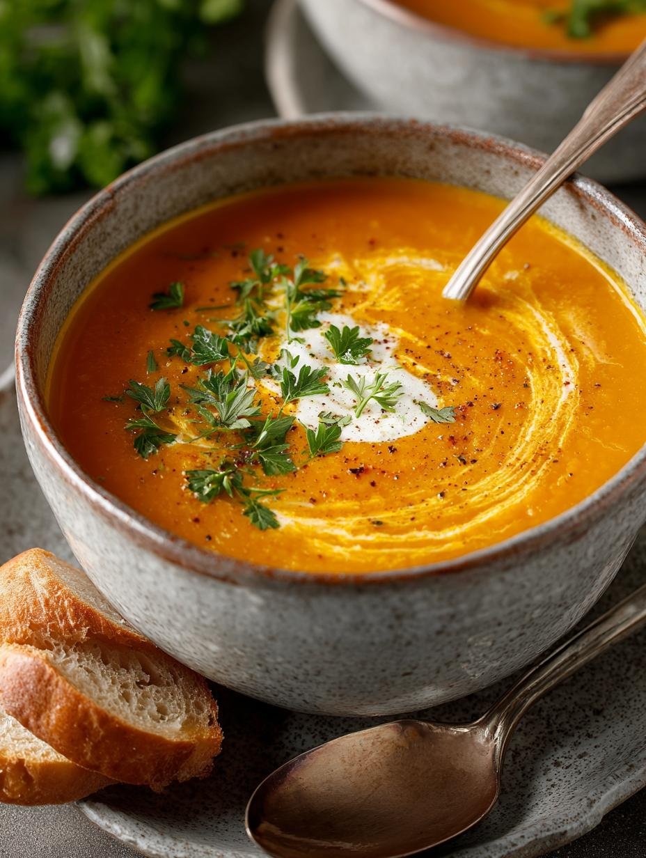 Carrot Ginger Soup: 5 Reasons to Make This Creamy Delight - Carrot Ginger Soup - main visual representation