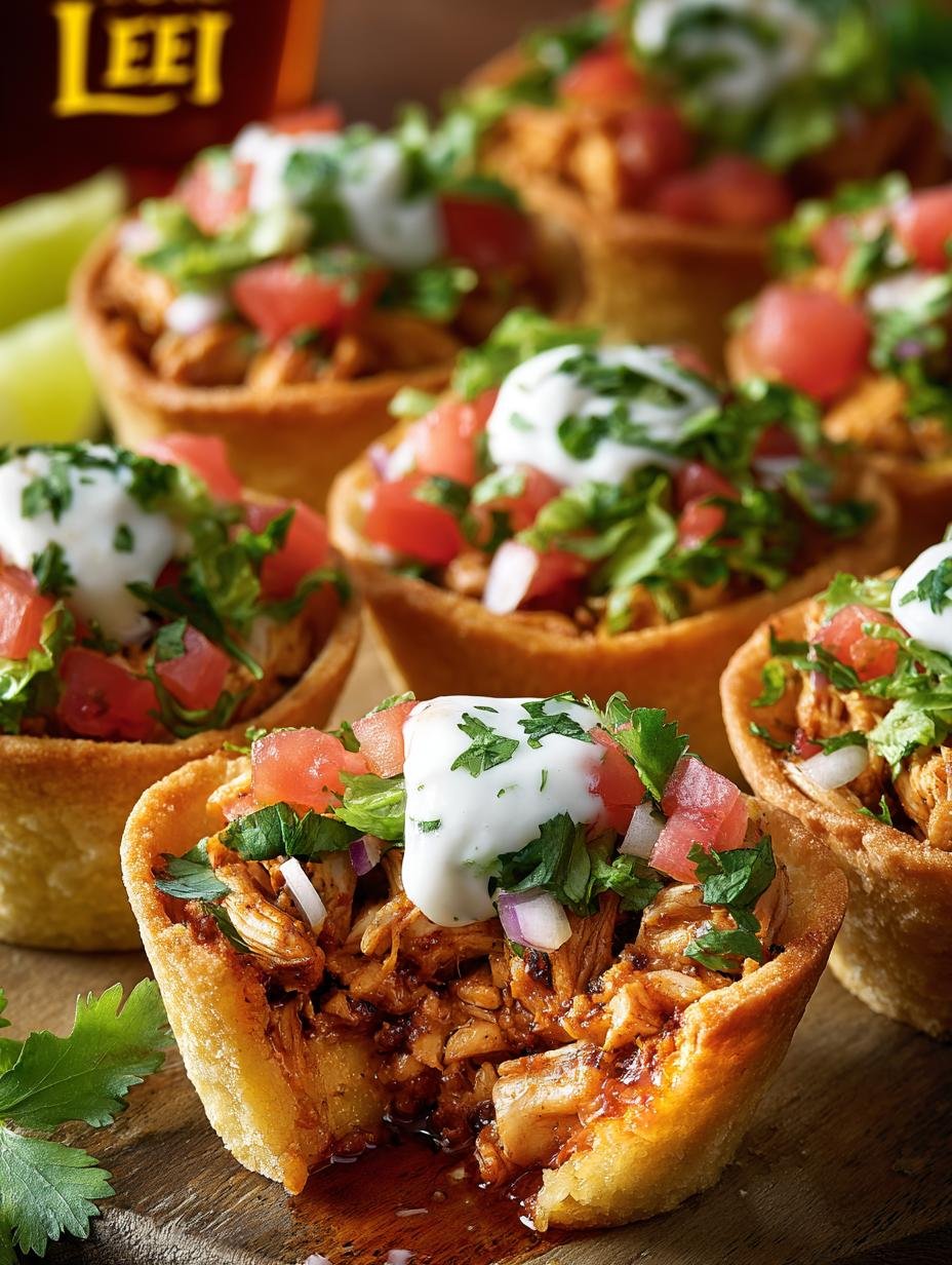 Chicken Taco Cups: 12 Irresistible Bites for Everyone - Chicken Taco Cups - main visual representation