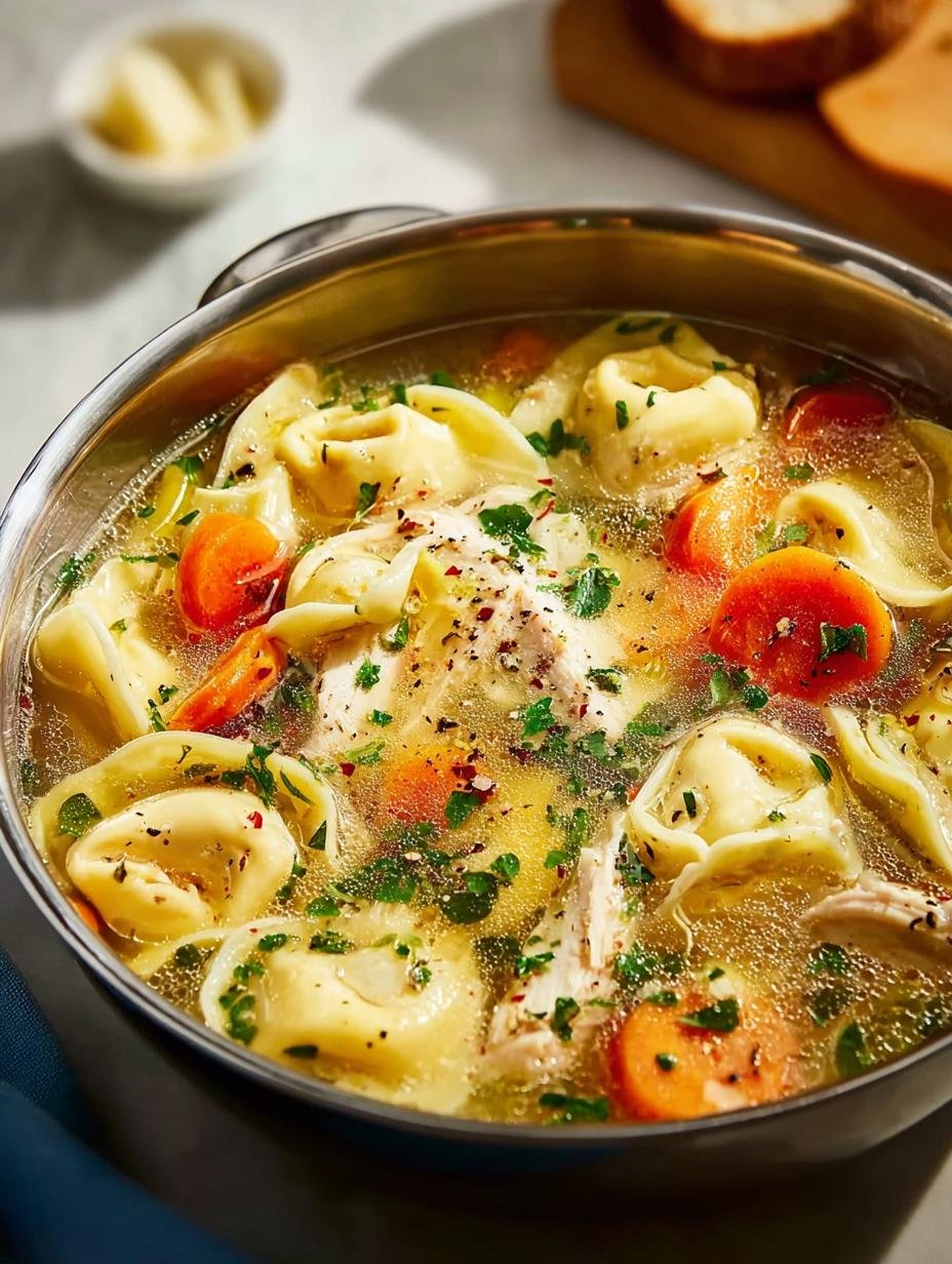 Chicken Tortellini Soup