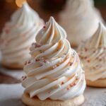 Christmas Tree Meringue Cookies