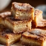 Cinnamon Sugar Blondies