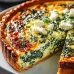 Cottage Cheese Spinach Quiche
