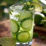 Cucumber Lime Mint Agua