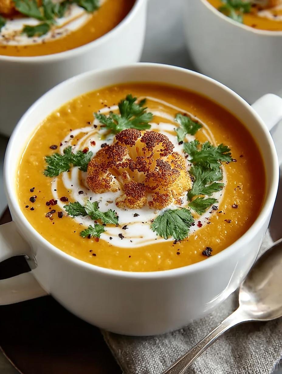 Curry Cauliflower Soup: 7 Simple Steps to Comforting Bliss - Curry Cauliflower Soup - additional detail