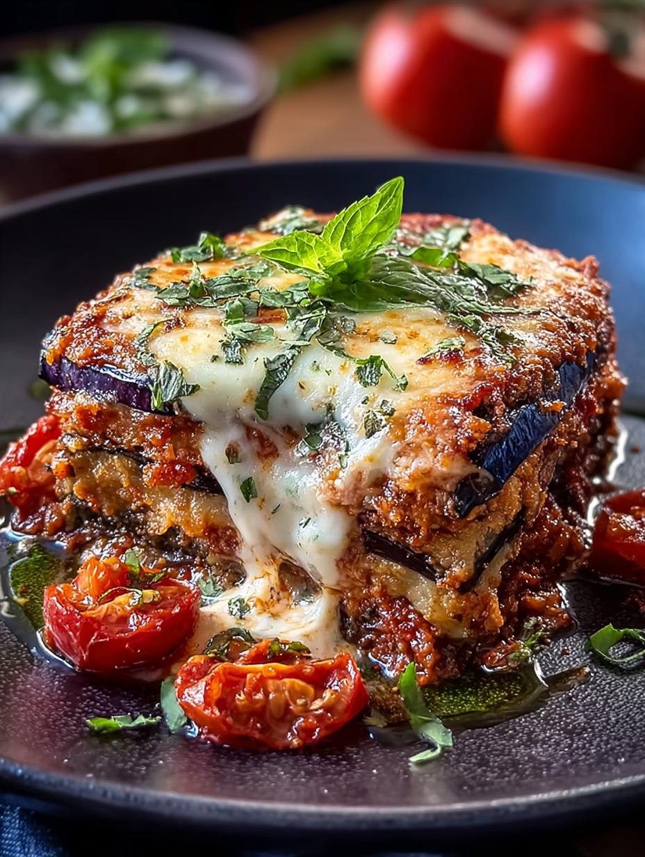 Creamy Eggplant Parmesan: A Deliciously Easy Dish - Eggplant Parmesan - main visual representation