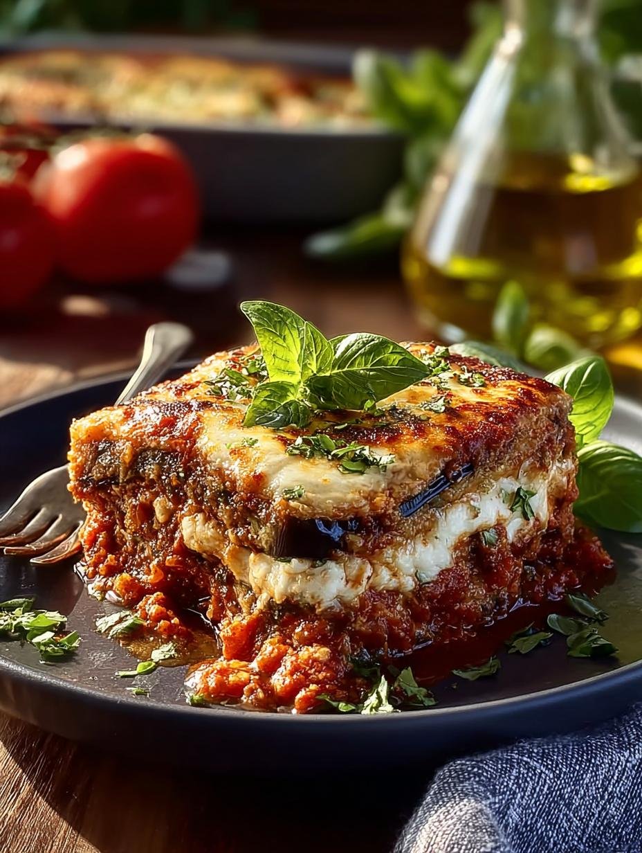 Creamy Eggplant Parmesan: A Deliciously Easy Dish - Eggplant Parmesan - additional detail