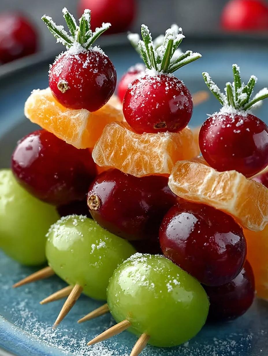 Festive Christmas Fruit Skewers: 5 Colorful Ideas to Delight - Festive Christmas Fruit Skewers - main visual representation