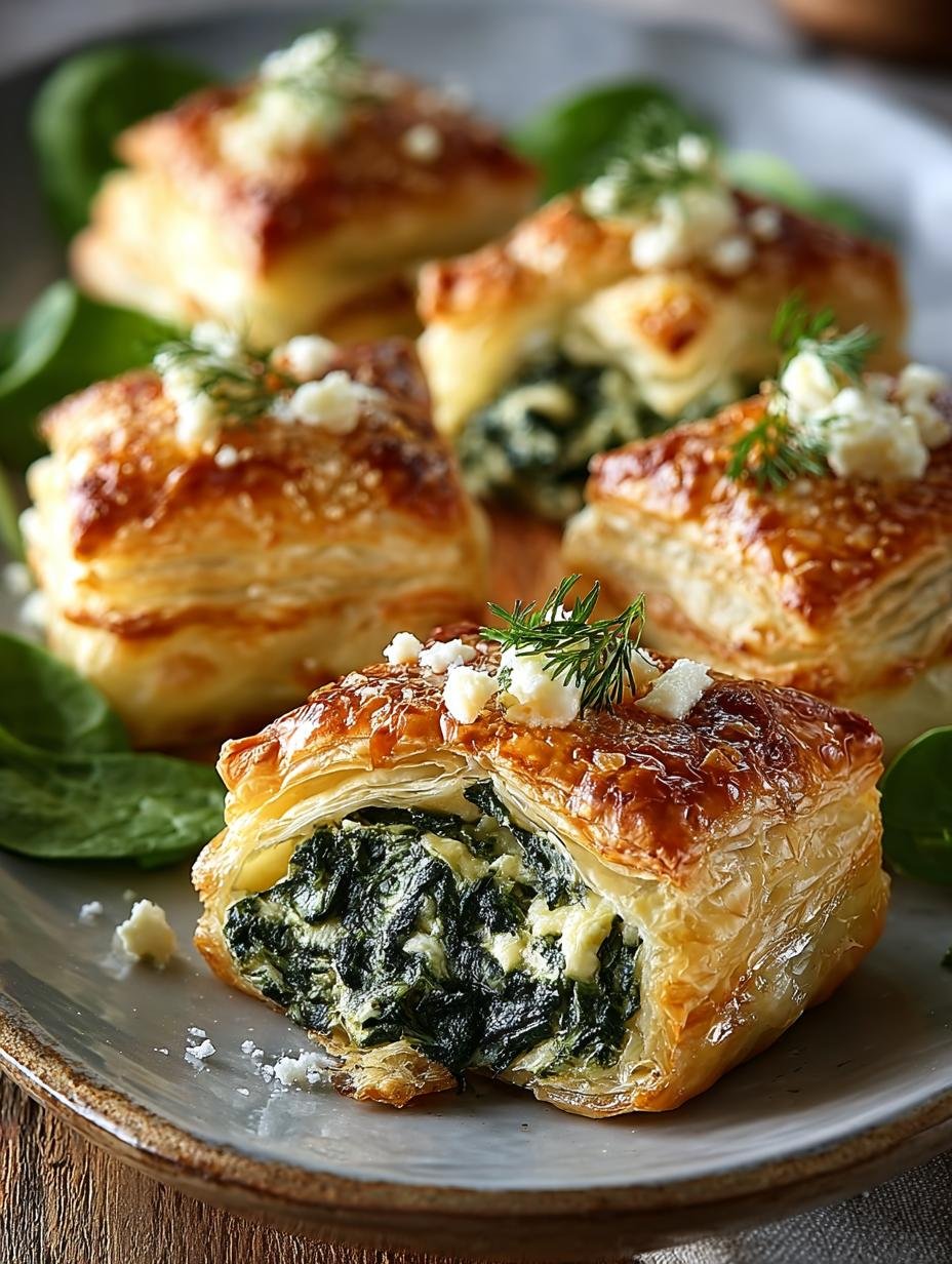 Feta‑Spinach Puff Pastry Bites: 18 Irresistible Treats - Feta‑Spinach Puff Pastry Bites - additional detail