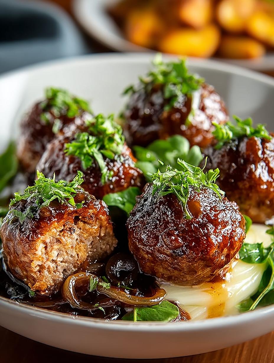 French Onion Meatballs: 7 Irresistible Ways to Enjoy Them - French Onion Meatballs - main visual representation