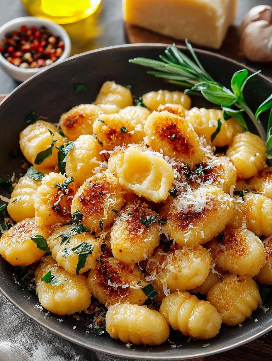 Garlic Parmesan Butter Gnocchi