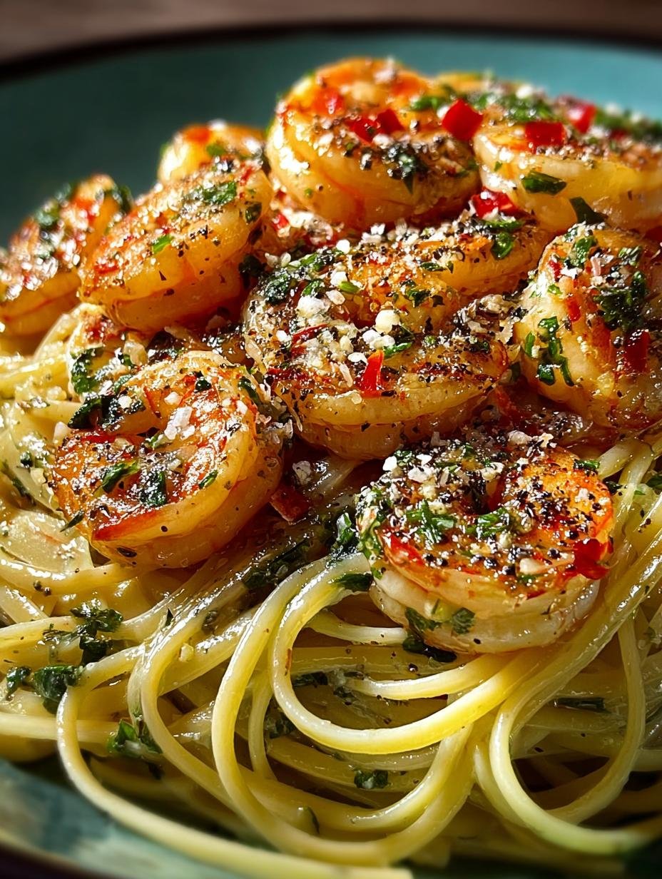Garlic Shrimp Pasta