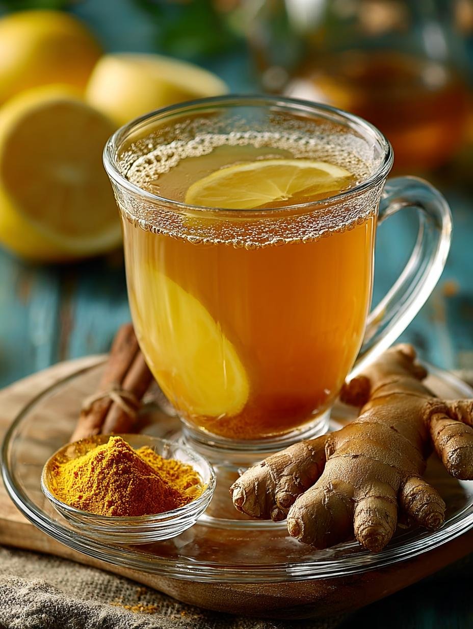 Ginger‑Turmeric Herbal Tea