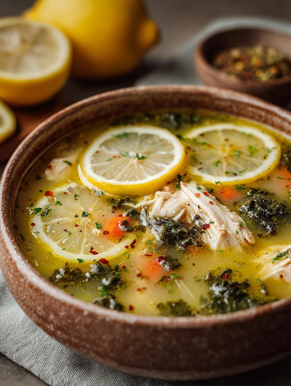 Delicious Greek Lemon Chicken Soup: A Comforting Delight - Greek Lemon Chicken Soup - main visual representation