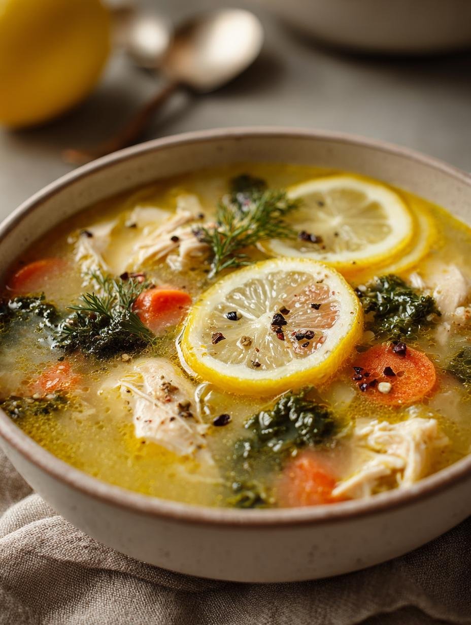 Greek Lemon Chicken Soup
