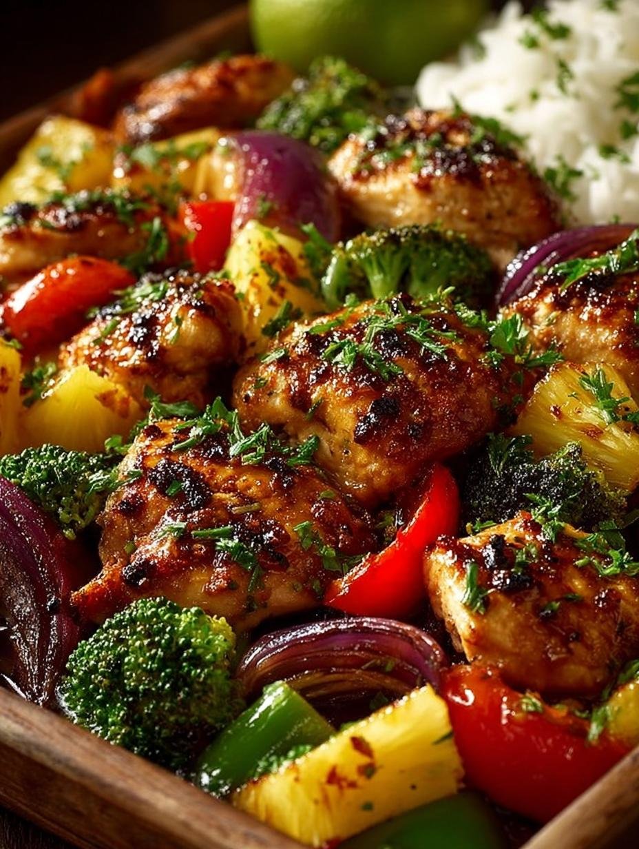 Hawaiian Chicken Sheet Pan: 7 Reasons to Love This Dish - Hawaiian Chicken Sheet Pan - additional detail