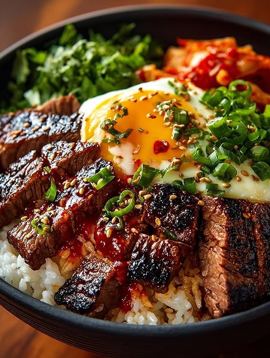 Delicious Korean BBQ Steak Rice Bowl Recipe - Korean Bbq Steak Rice - additional detail