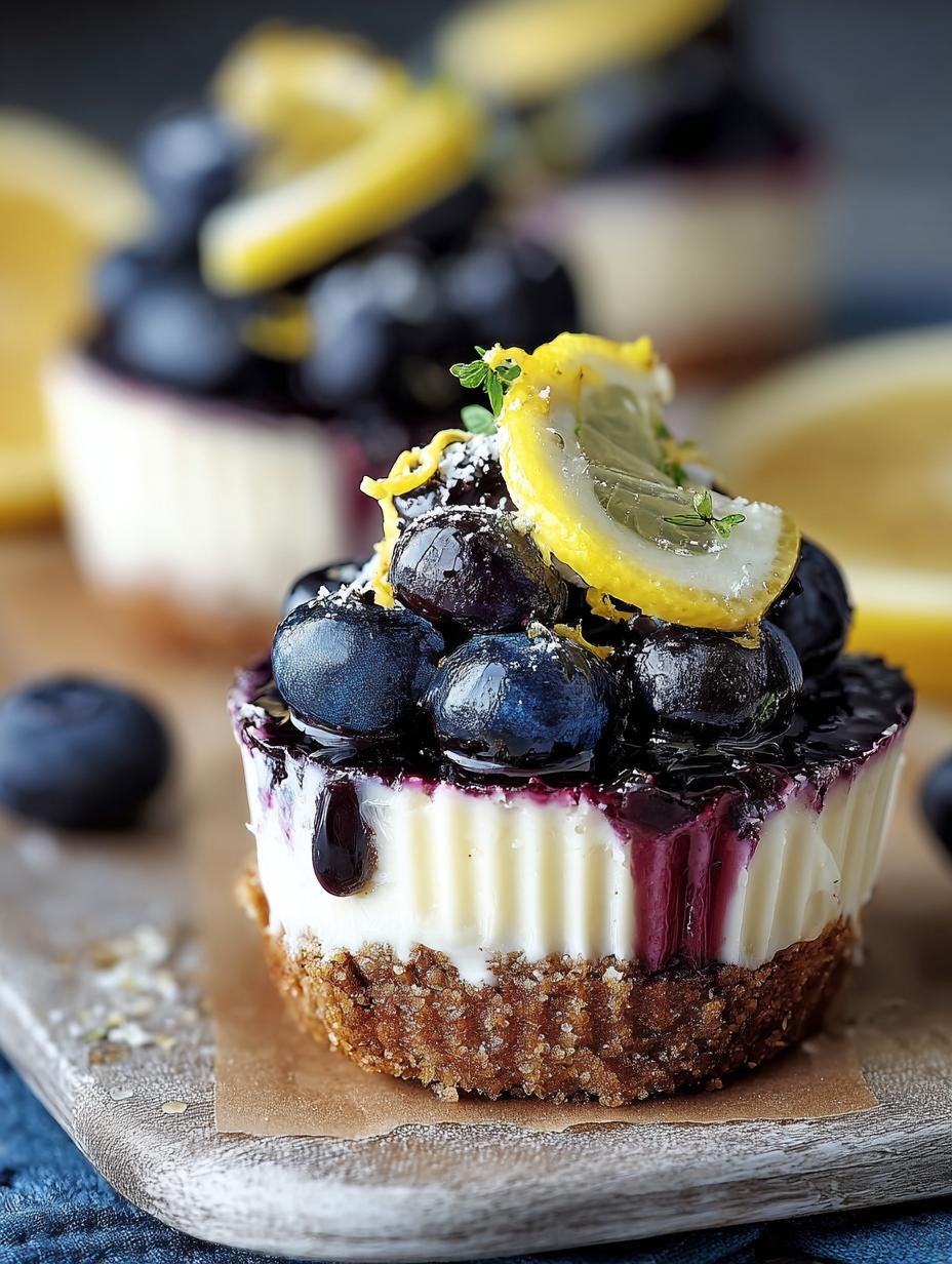 Lemon Blueberry Cheesecake Cups: 6 Irresistible Treats - Lemon Blueberry Cheesecake Cups - main visual representation