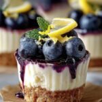 Lemon Blueberry Cheesecake Cups