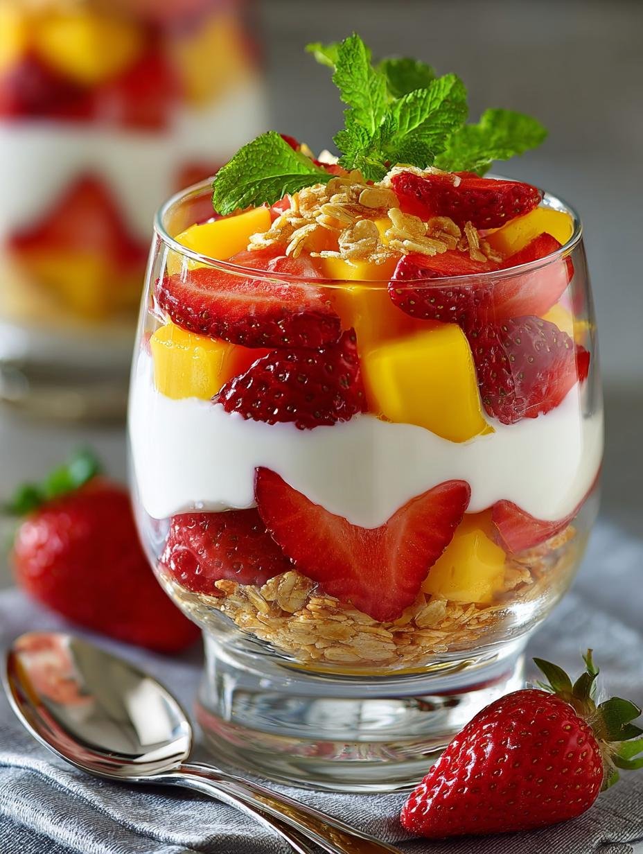 Mango‑Strawberry Yogurt Parfaits: 5 Layers of Pure Bliss