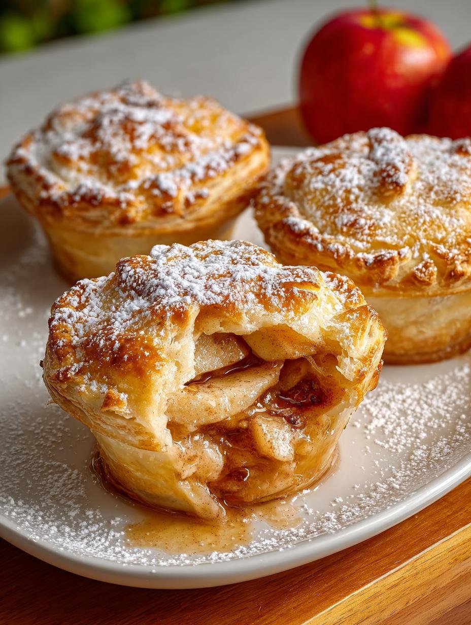 Mini Apple Pies with Puff Pastry: 9 Irresistible Treats - Mini Apple Pies with - additional detail