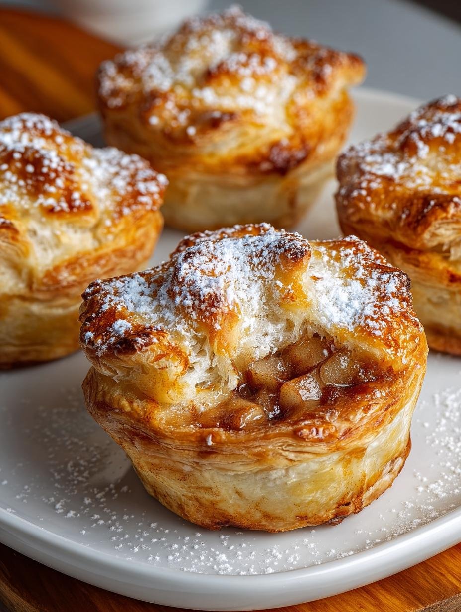 Mini Apple Pies with Puff Pastry: 9 Irresistible Treats - Mini Apple Pies with - additional detail