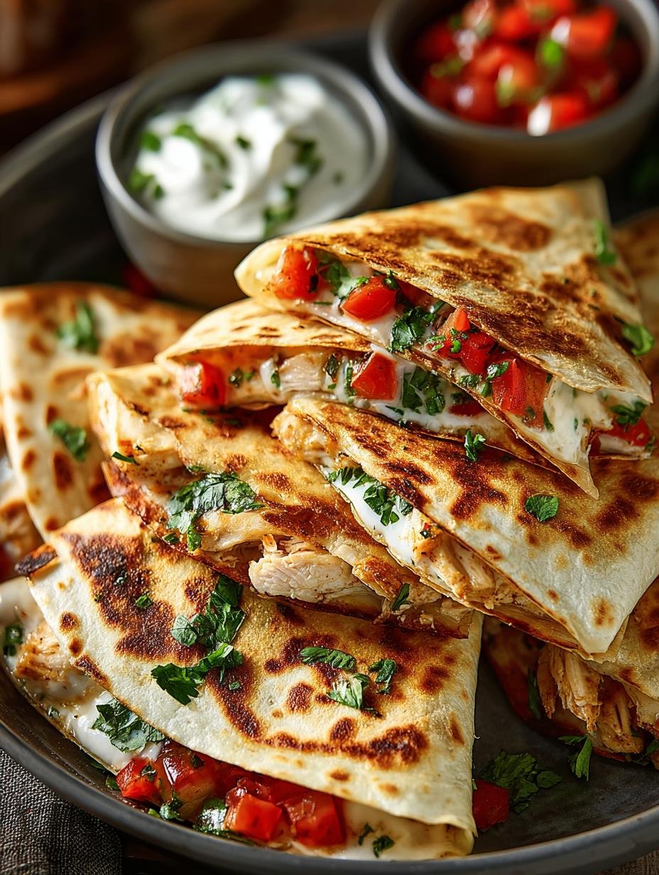 Mini Chicken Quesadillas: 10 Tasty Party Snacks to Enjoy - Mini Chicken Quesadillas - main visual representation