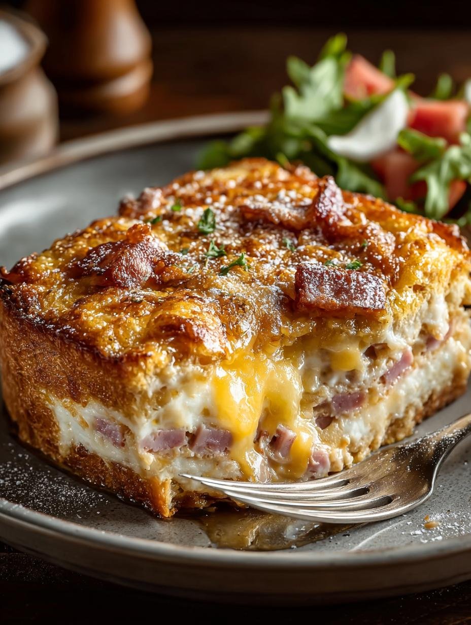Irresistible Monte Cristo Sandwich Casserole Recipe - Monte Cristo Sandwich Casserole - main visual representation