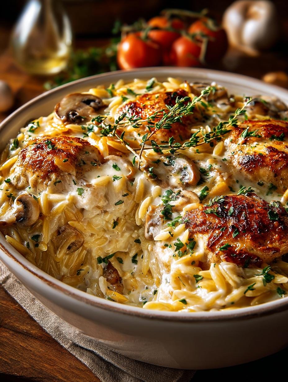 Ultimate Orzo Chicken Casserole for Cozy Fall Nights - Orzo Chicken Casserole - main visual representation