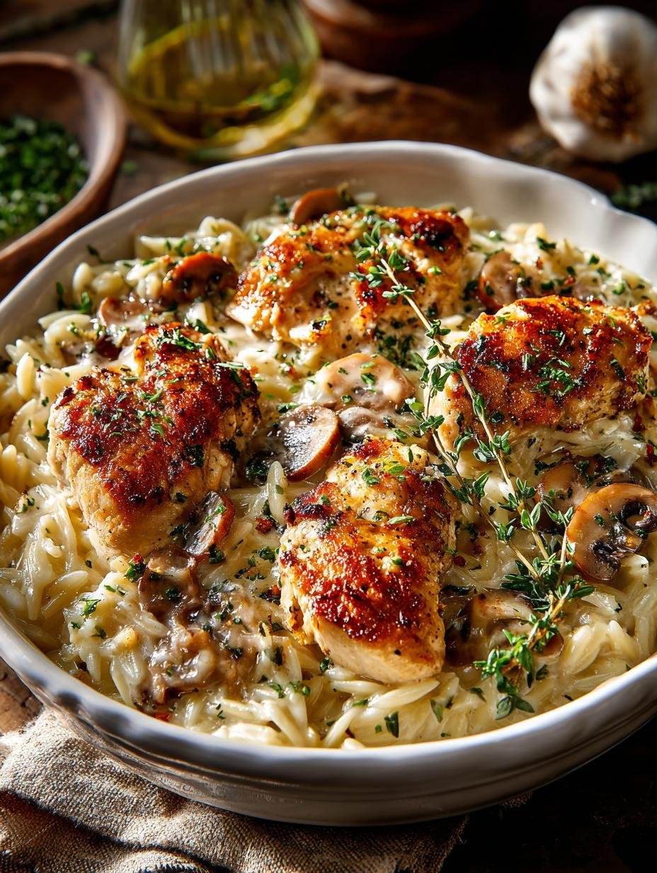 Orzo Chicken Casserole