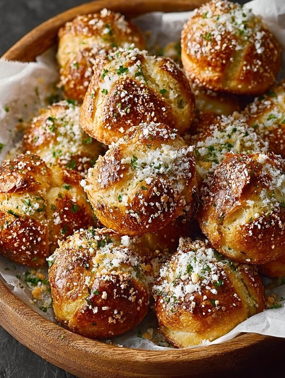 Delicious Parmesan Garlic Pretzel Bites Recipe - Parmesan Garlic Pretzel Bites - additional detail