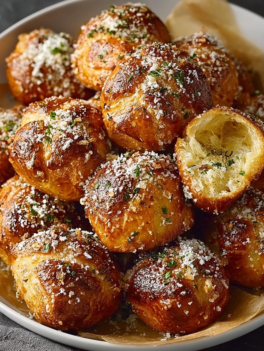 Parmesan Garlic Pretzel Bites