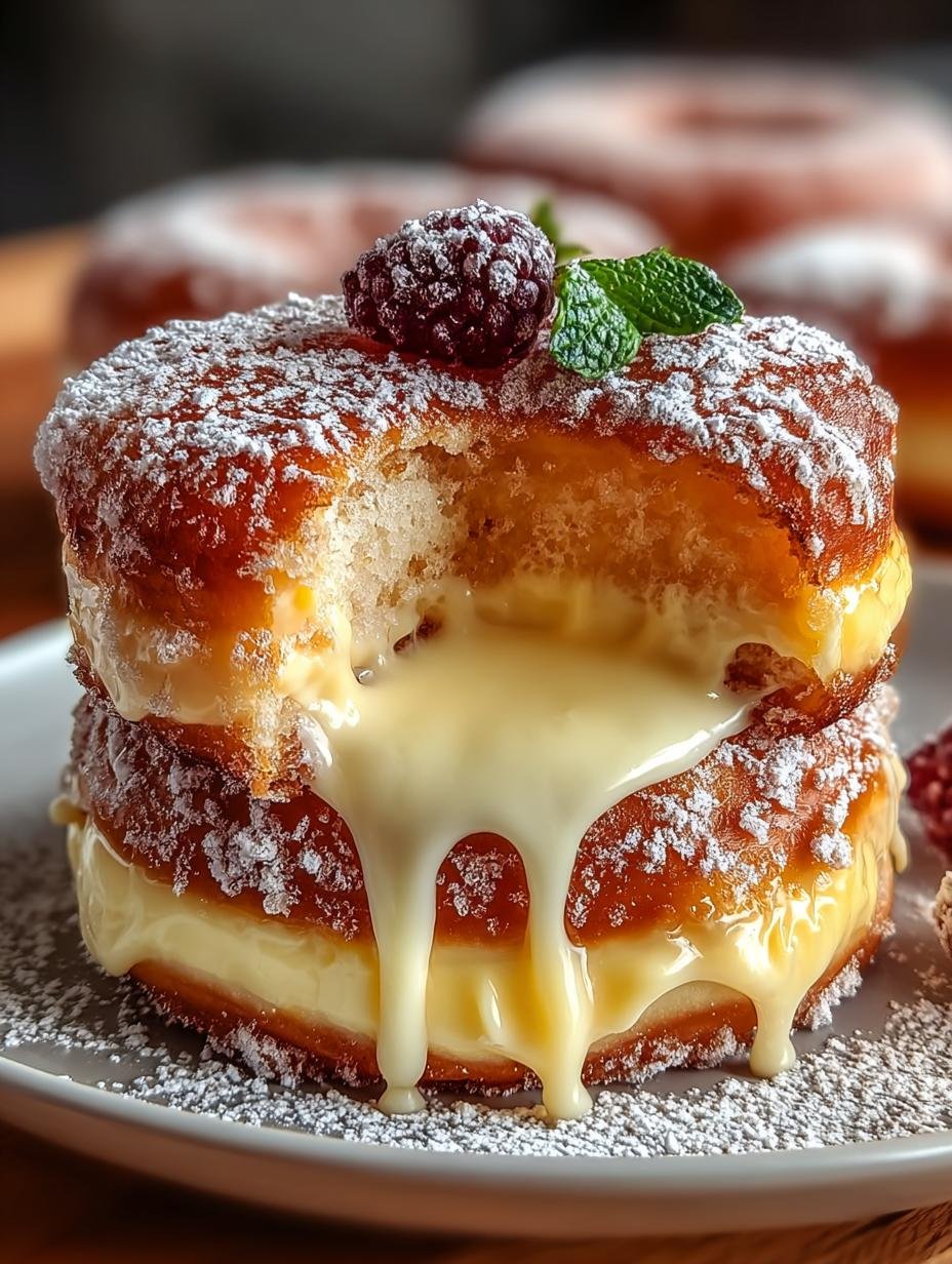 Classic Peach Cobbler Cheesecake Donuts Recipe - Peach Cobbler Cheesecake Donuts - additional detail