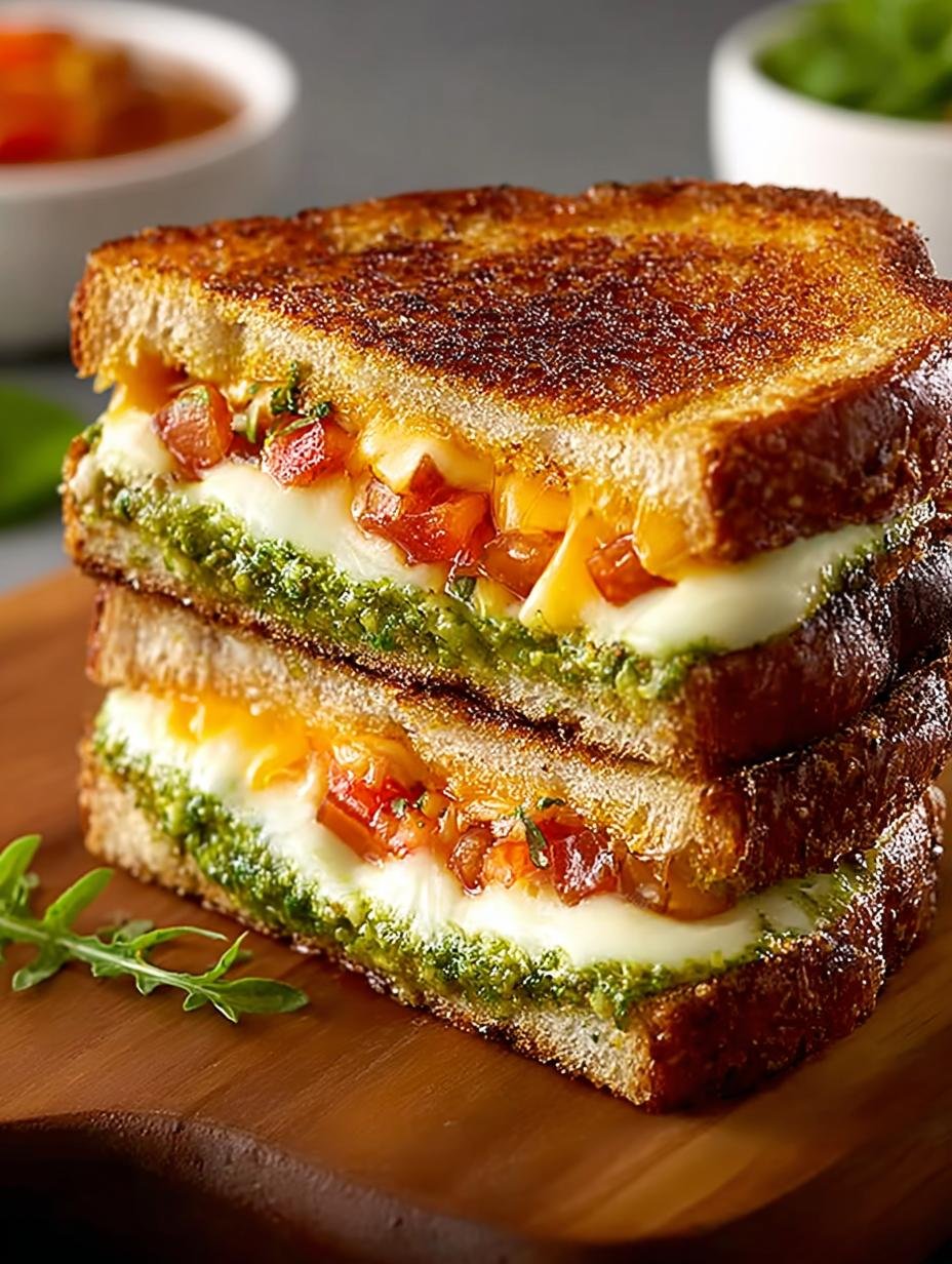 Pesto Grilled Cheese Sandwich: 5 Irresistible Ways to Enjoy - Pesto Grilled Cheese Sandwich - additional detail