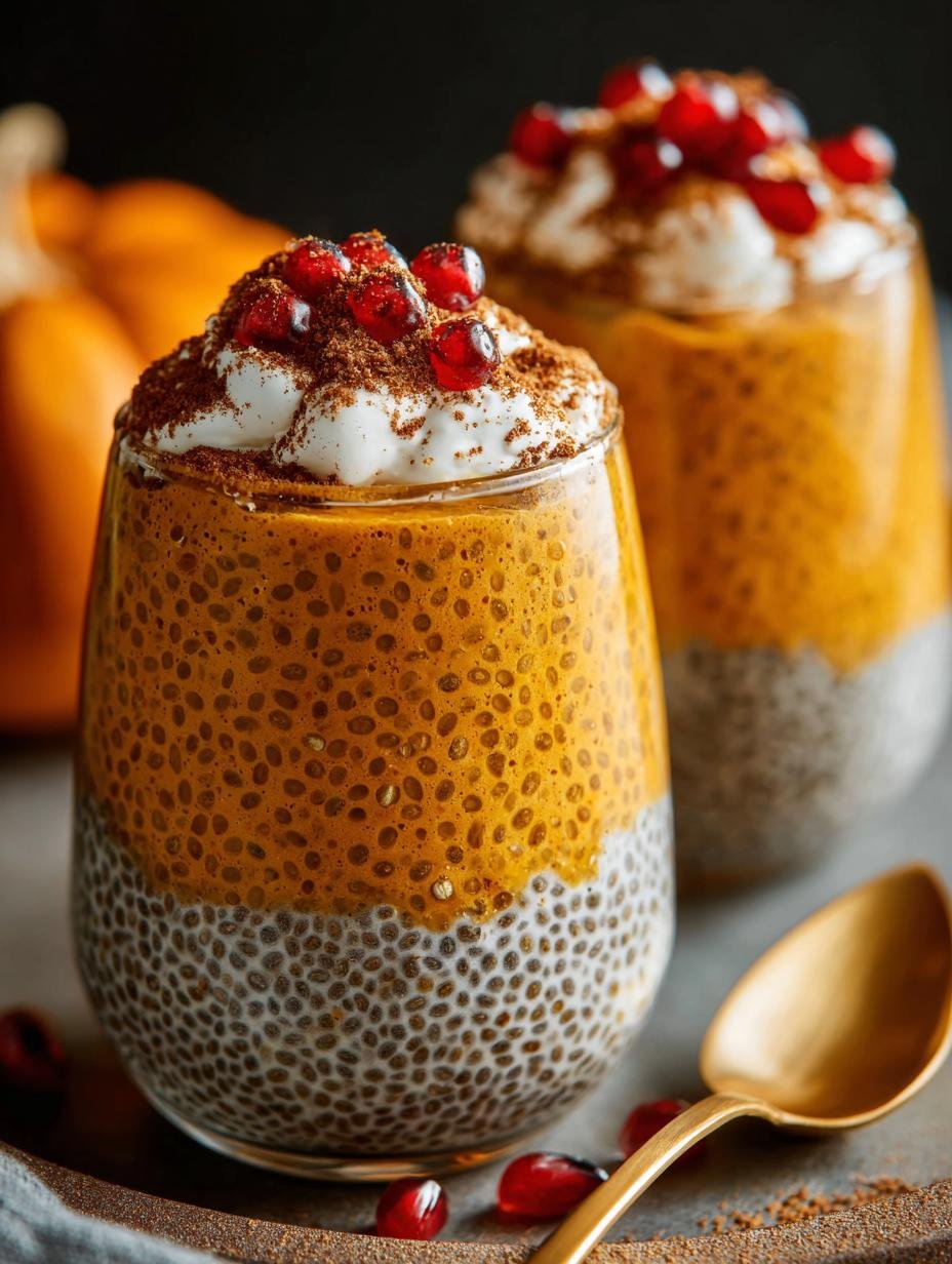 Pumpkin Chia Pudding: A Cozy, Creamy Fall Delight - Pumpkin Chia Pudding - additional detail