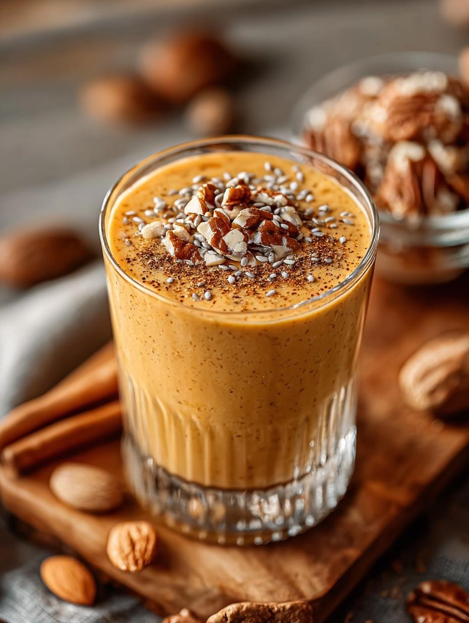 Delicious Pumpkin Pie Smoothie Recipe in 5 Minutes - Pumpkin Pie Smoothie - main visual representation