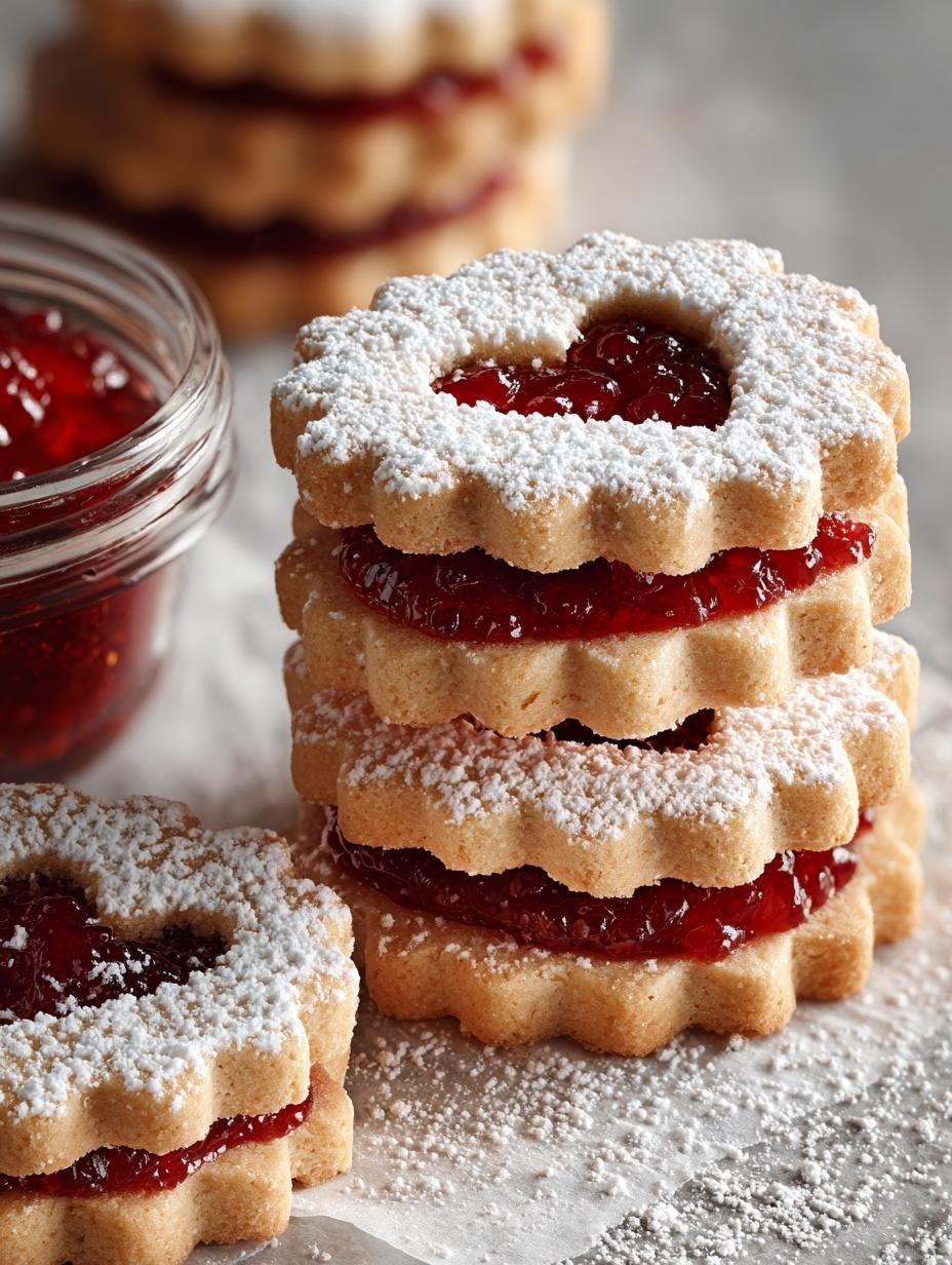 Raspberry Linzer Cookies Dessert: 12 Irresistible Delights - Raspberry Linzer Cookies Dessert - additional detail