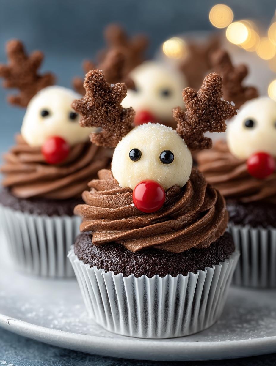 Reindeer Cupcakes Party