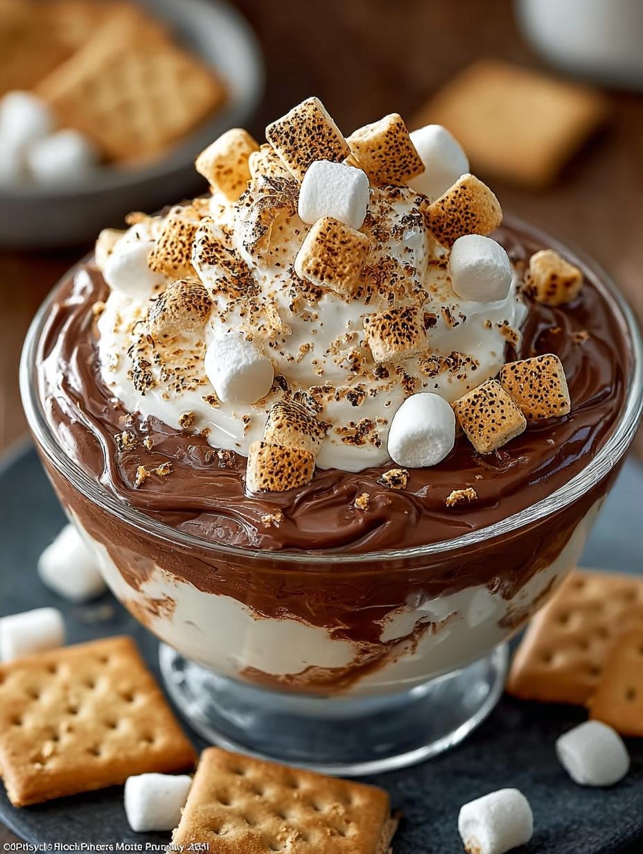 Easy S'mores Dessert Dip: 5 Layers of Fun - Smores Dessert Dip - additional detail