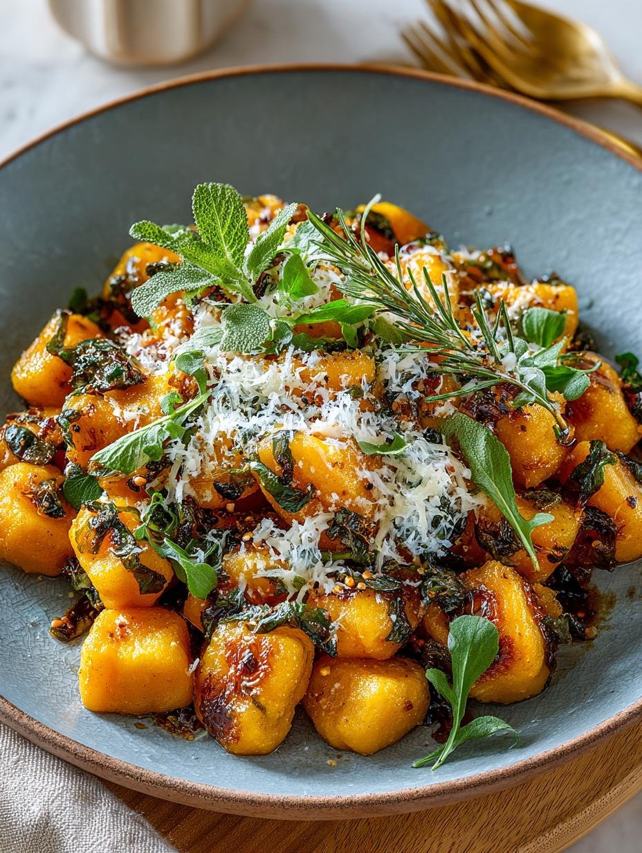 Squash Gnocchi Brown Butter