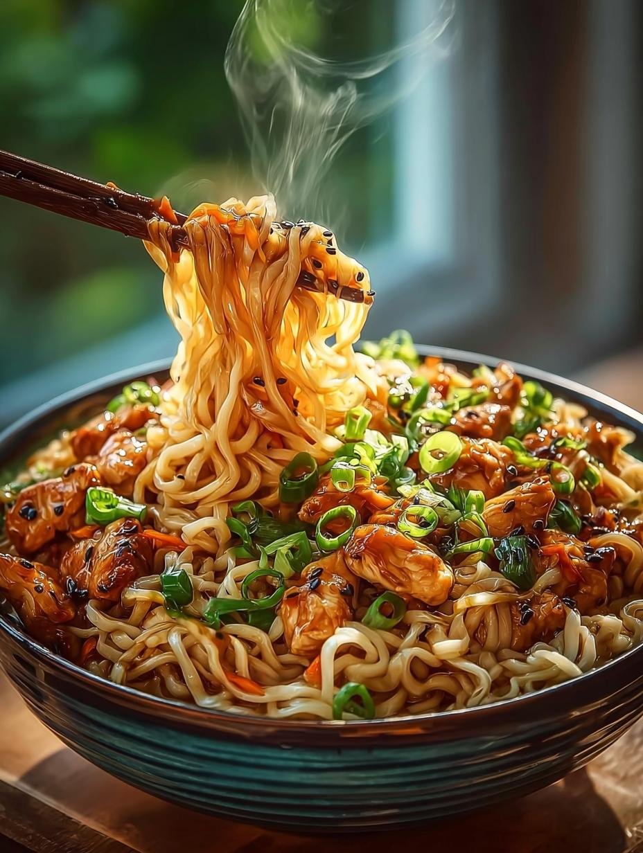 Sticky Garlic Chicken Noodles: 5 Irresistible Steps to Flavor - Sticky Garlic Chicken Noodles - additional detail