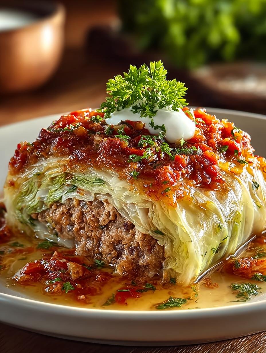 Stuffed Cabbage Roll Casserole