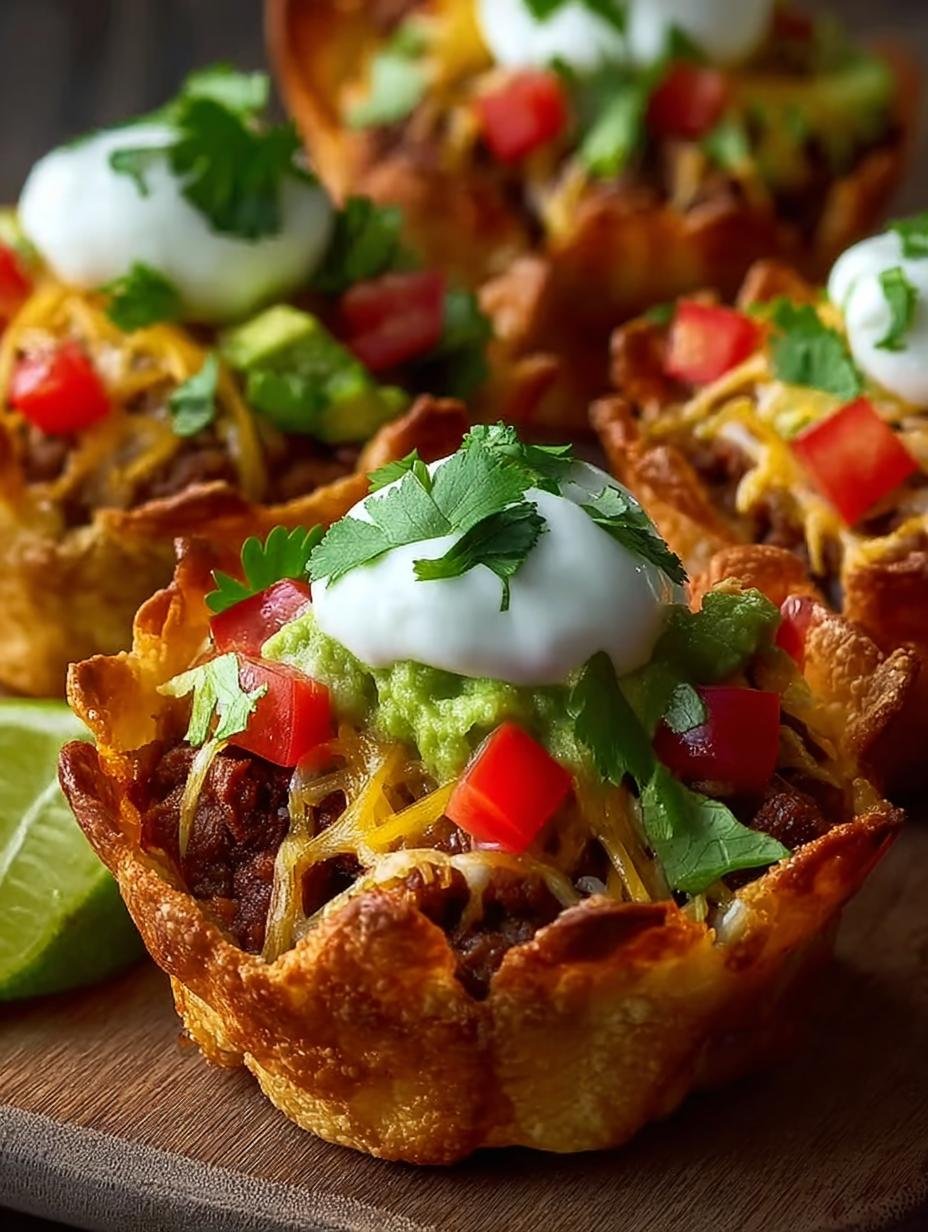 Taco Cups: 12 Irresistible Bite-Sized Taco Delights - Taco Cups - main visual representation