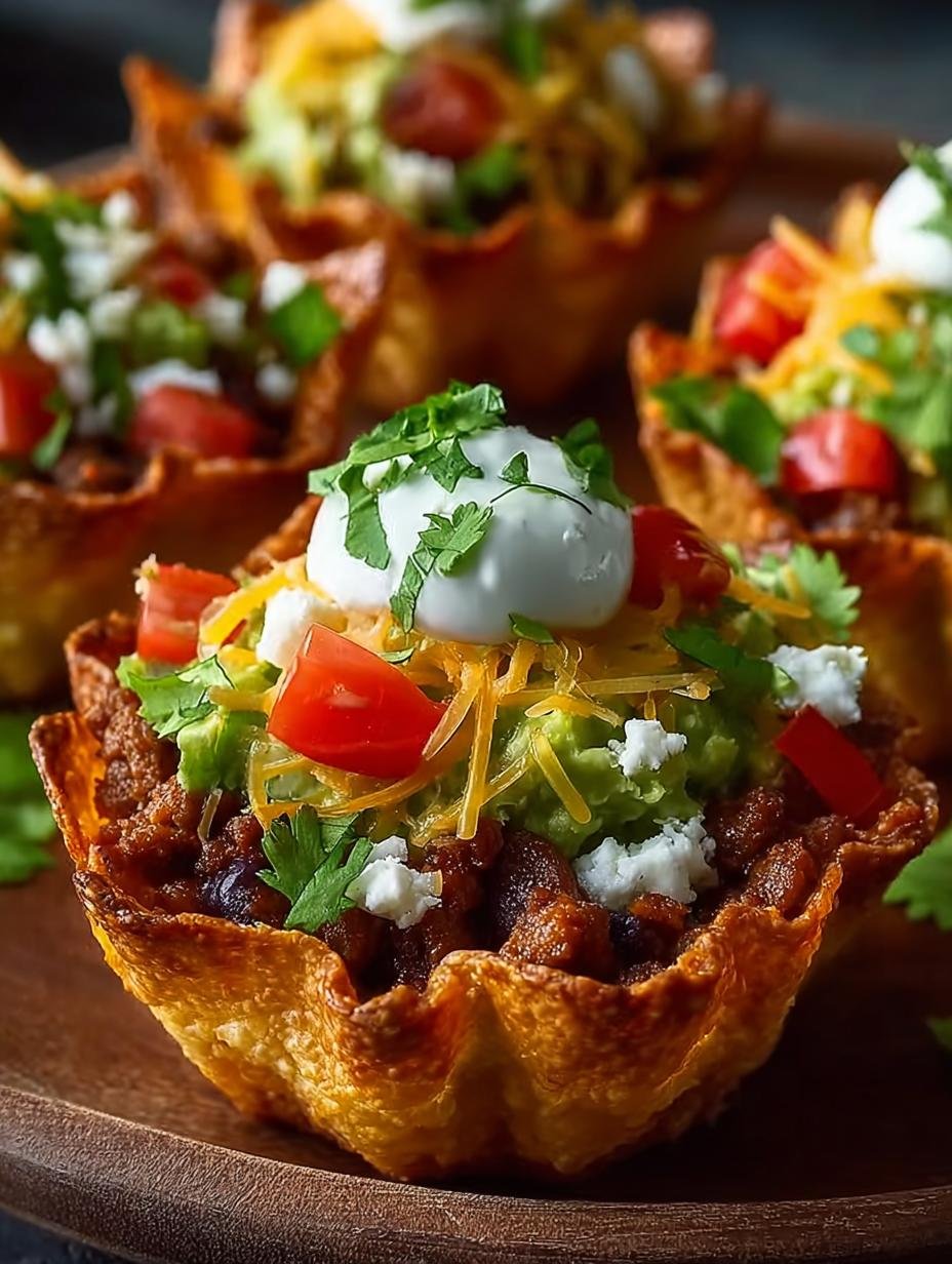 Taco Cups: 12 Irresistible Bite-Sized Taco Delights - Taco Cups - additional detail