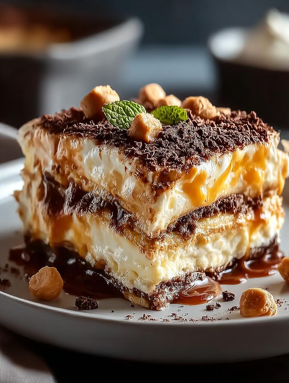 Turtle Lasagna Dessert