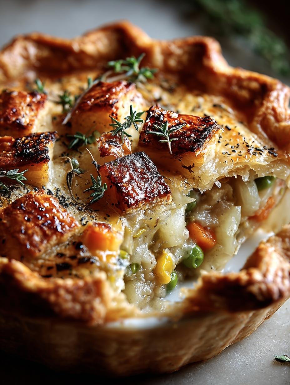 Heartwarming Vegan Thanksgiving Pot Pie for Comfort - Vegan Thanksgiving Pot Pie - additional detail