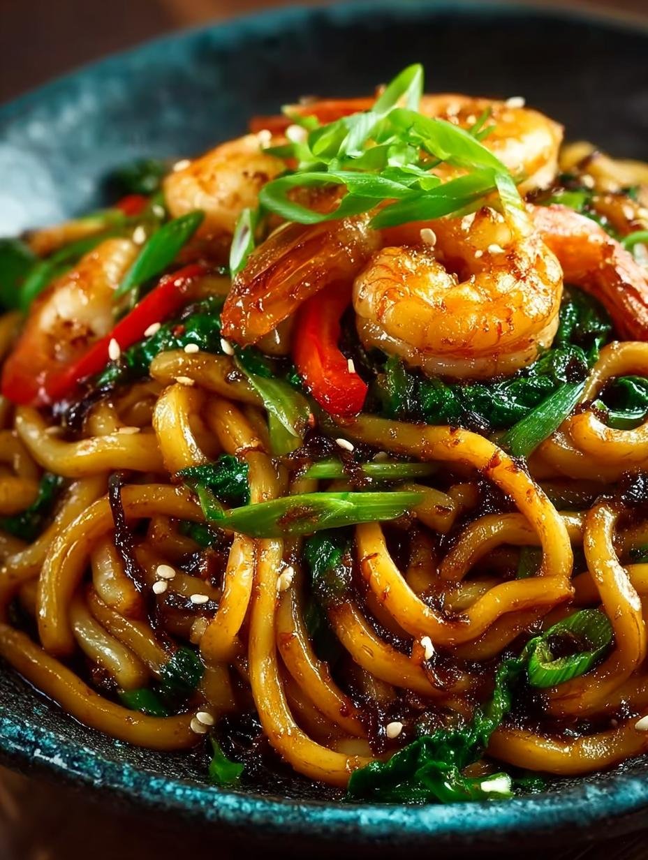 Yaki Udon with Shrimp: 7 Irresistible Flavors to Savor - Yaki Udon with Shrimp - main visual representation