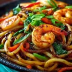 Yaki Udon with Shrimp